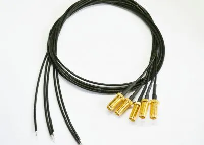 SMA To Open RF1.37 Fep black Coaxial Cable